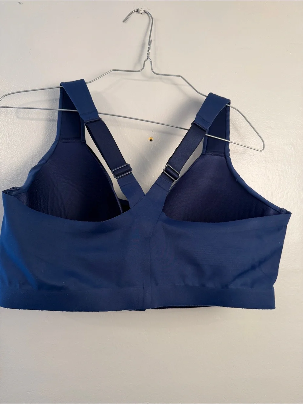 Victoria Sport  Deep Blue Front-Zip High Support Sports Bra 38DDD